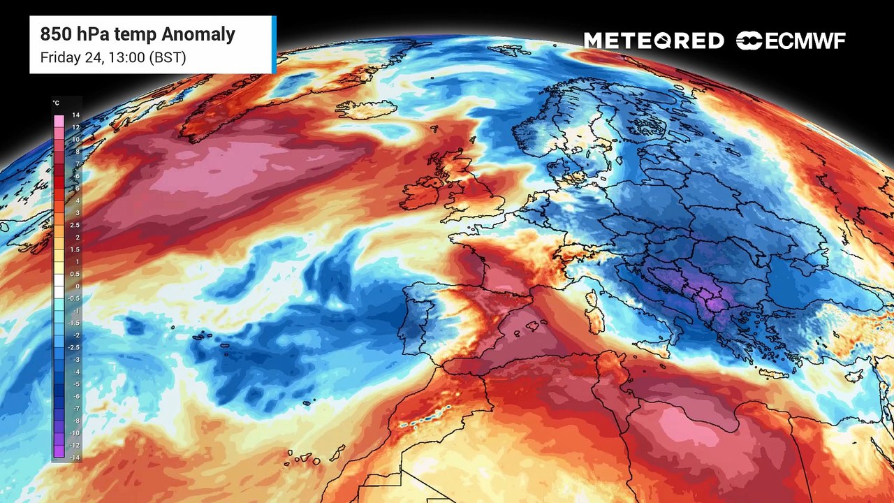 Met Office weather maps show where temperatures will climb back towards 30°C next week