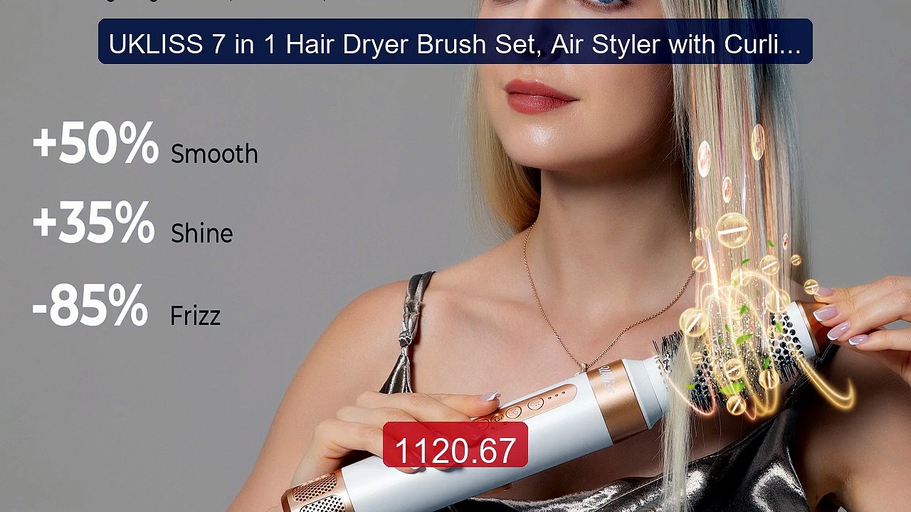 UKLISS 7 in 1 Hair Dryer Brush Set, Air Styler with Curling, S... -- Hot Deal 2026 | Limited Offer!