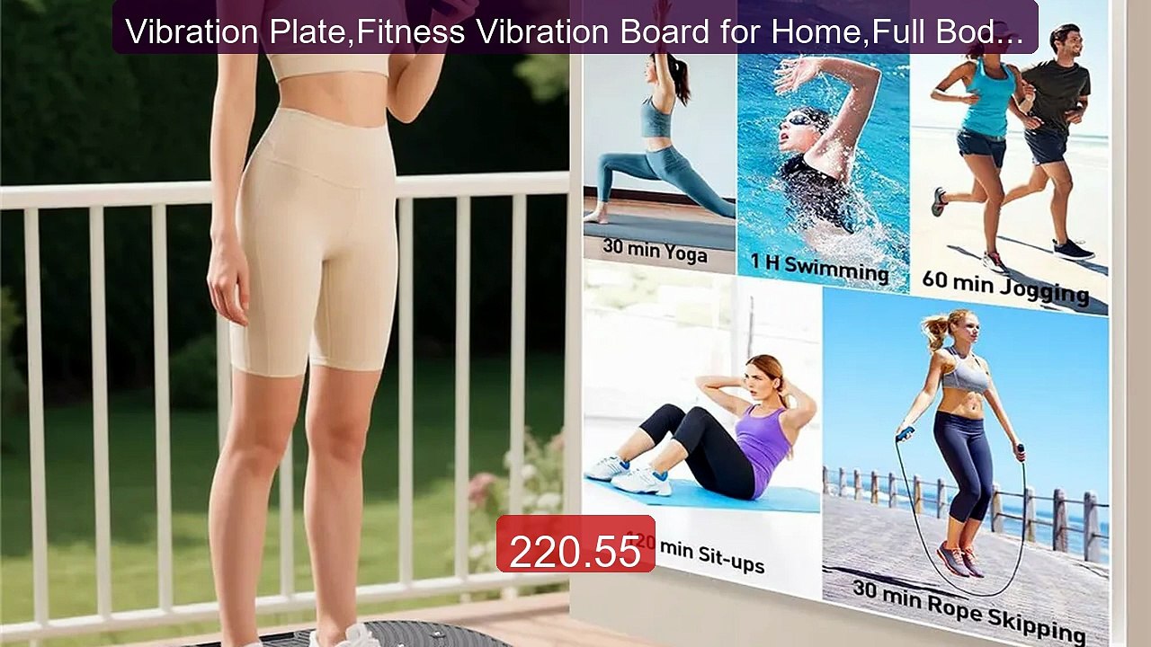 Vibration Plate,Fitness Vibration Board for Home,Full Body Ex... -- Amazing Value 2026 | Must Have!