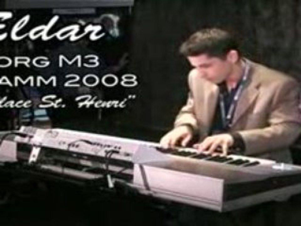 Eldar sur  Korg M3 au NAMM 2008 #1
