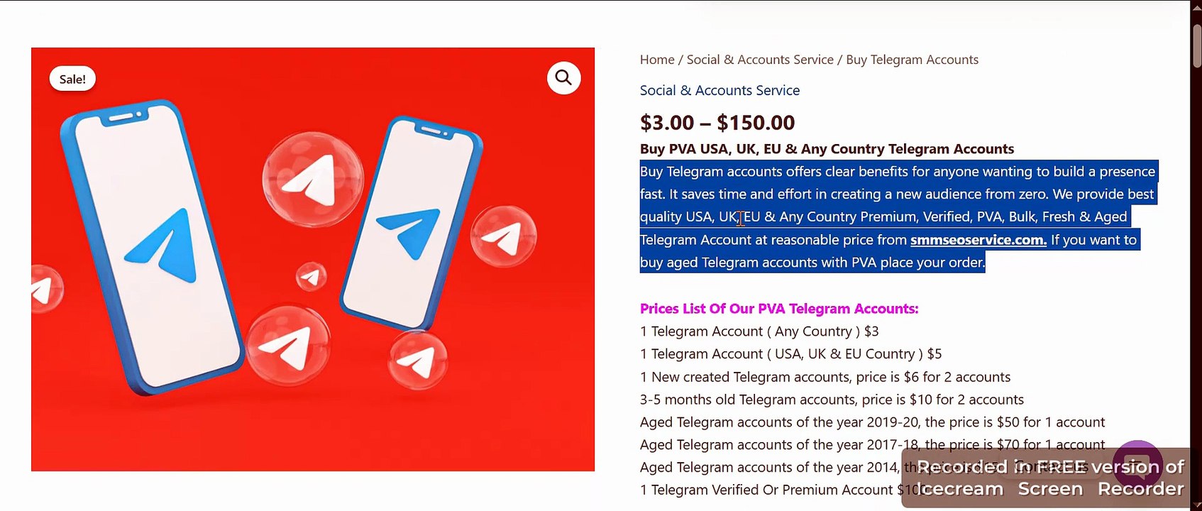 Best Sites to Buy Telegram Accounts (PVA & Aged).