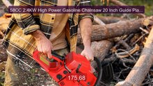 58CC 2.4KW High Power Gasoline Chainsaw 20 Inch Guide Plate... -- Top Pick 2026 | Unbeatable Price!