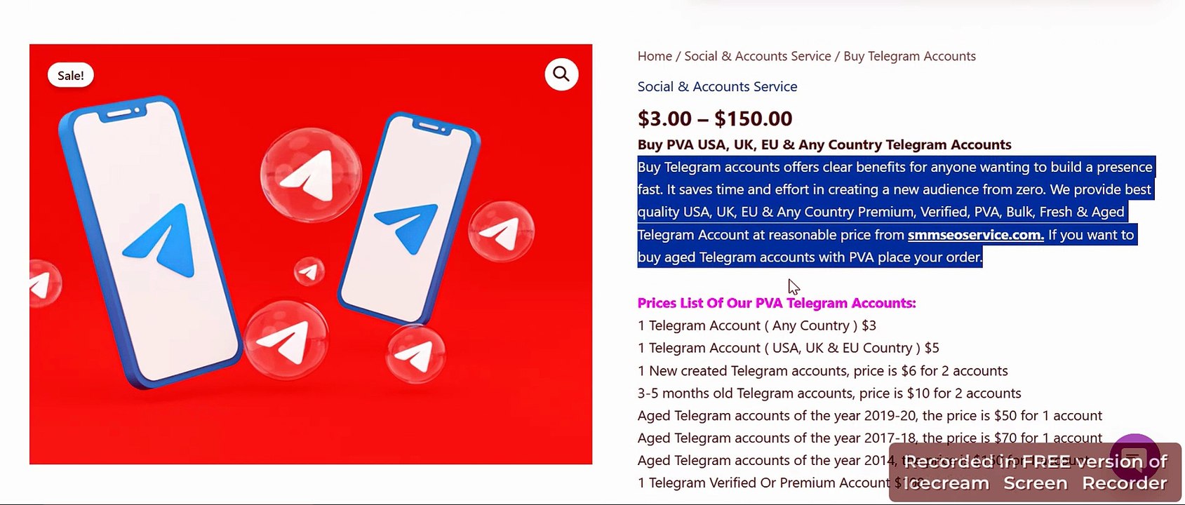 Sites to Buy Old Telegram Accounts for Bulk