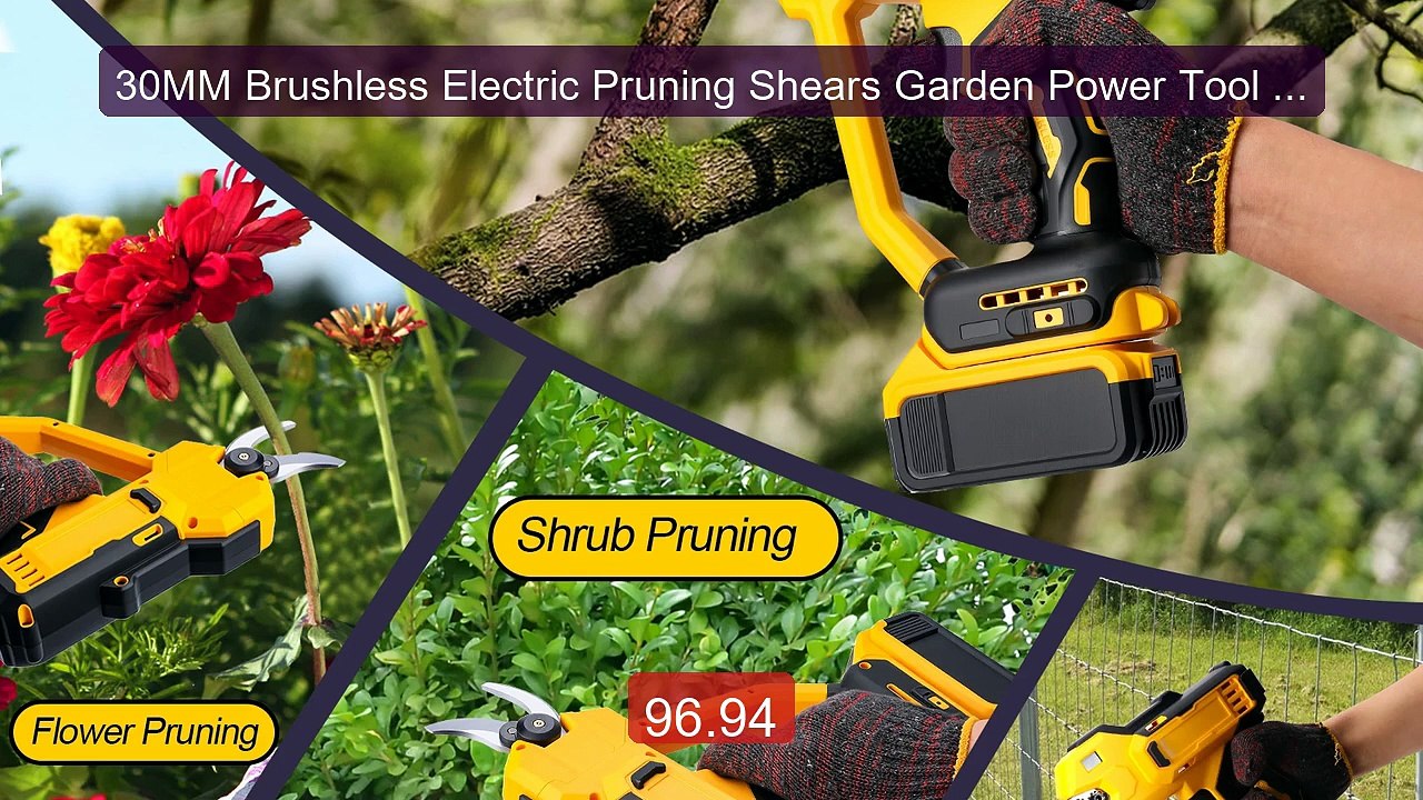 30MM Brushless Electric Pruning Shears Garden Power Tool Pr... -- Top Pick 2026 | Unbeatable Price!