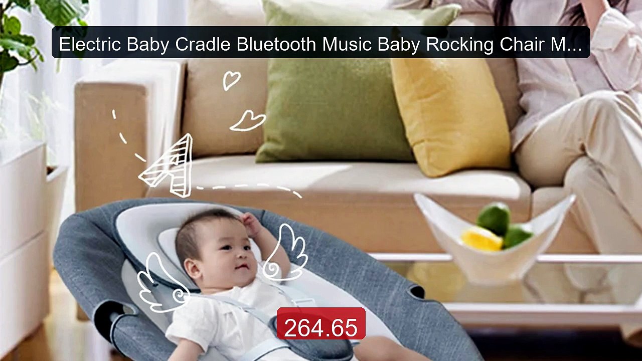 Electric Baby Cradle Bluetooth Music Baby Rocking Chair Mosquito N... -- Best Deal 2026 | Shop Now!