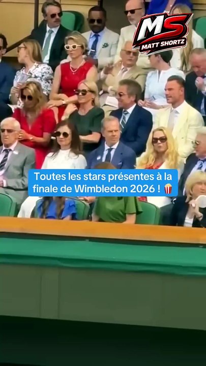 Toutes les stars à la finale de Wimbledon 2026 🤑