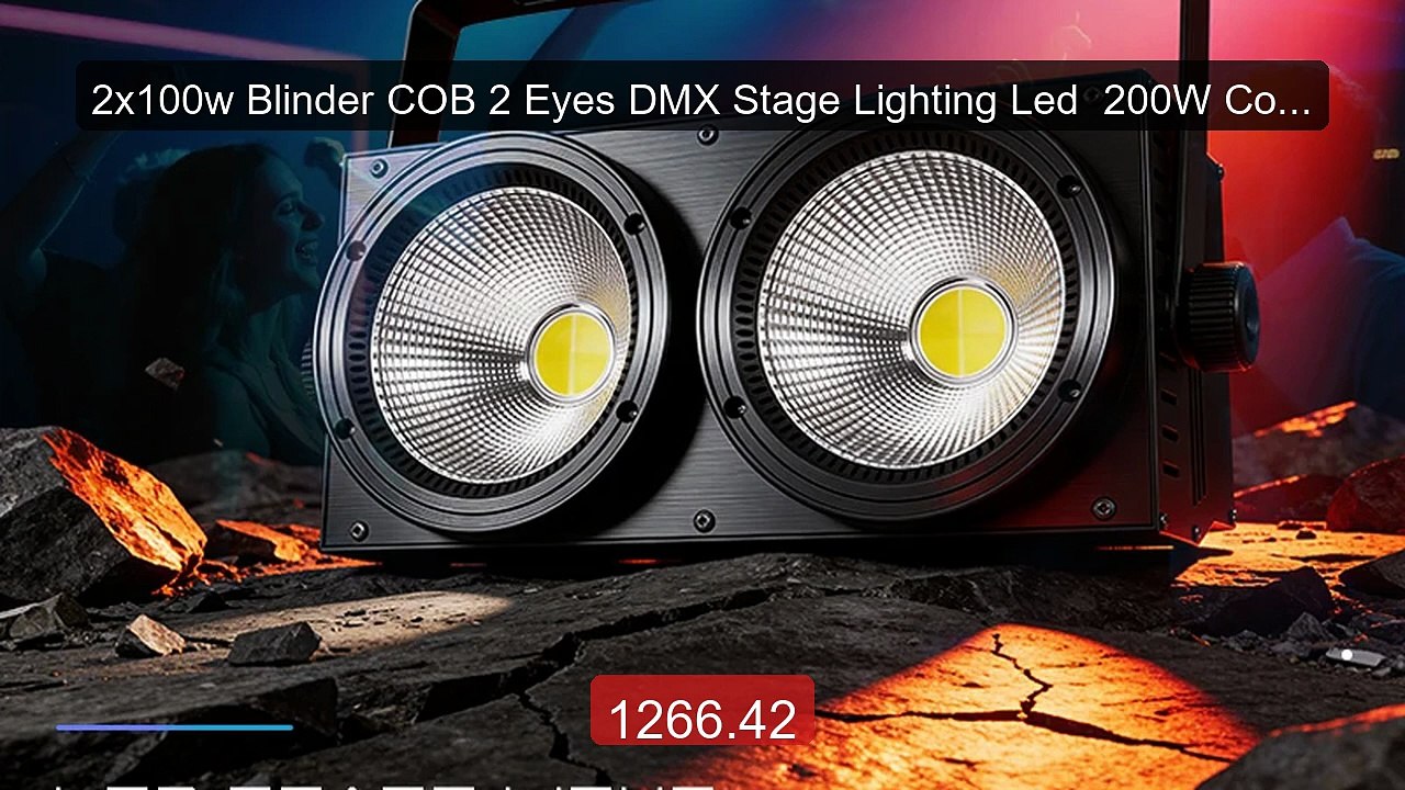 2x100w Blinder COB 2 Eyes DMX Stage Lighting Led  200W Cold / Warm... -- Best Deal 2026 | Shop Now!