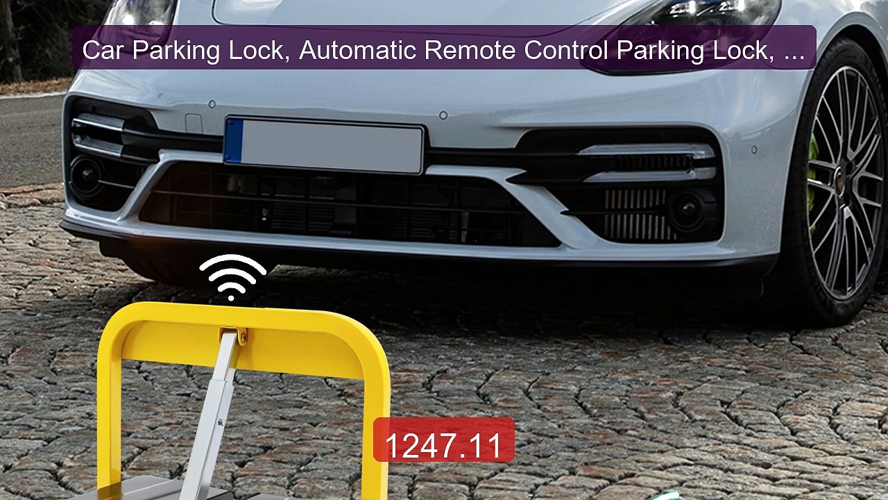 Car Parking Lock, Automatic Remote Control Parking Lock, Fully Seal... -- Top Rated 2026 | Buy Now!