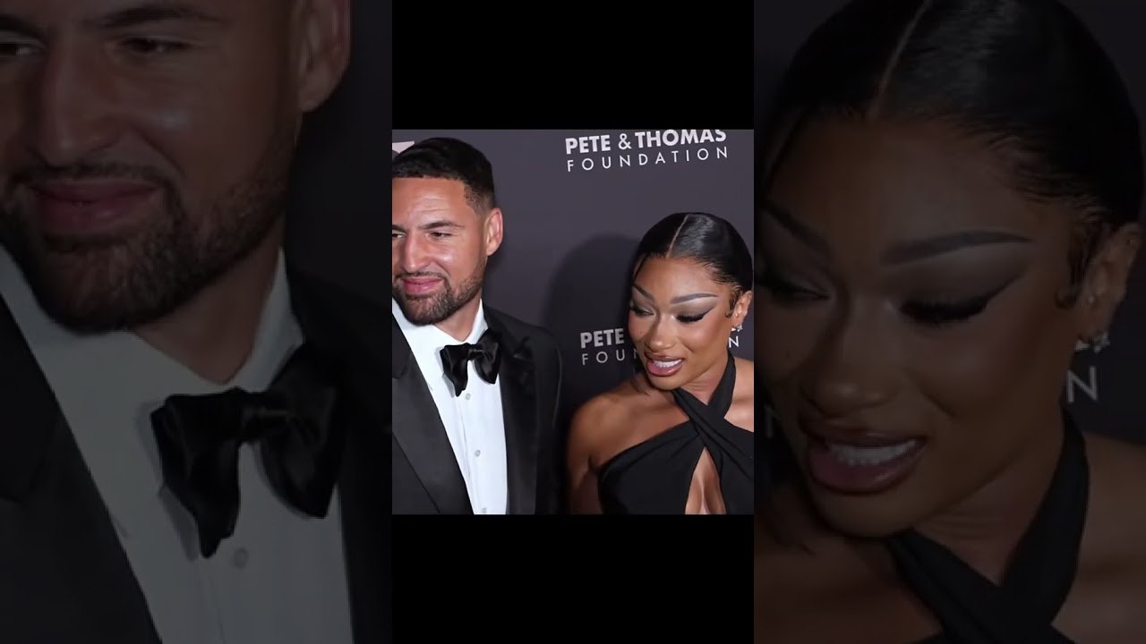 Cutest Couple Alert! #megantheestallion & #klaythompson make their red carpet debut