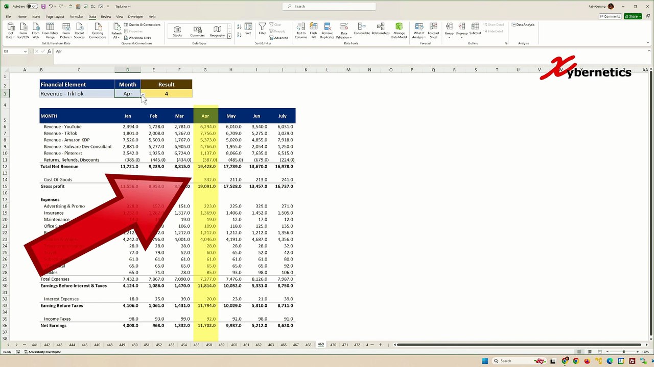 2D Lookup In Excel - Excel Tips and Tricks