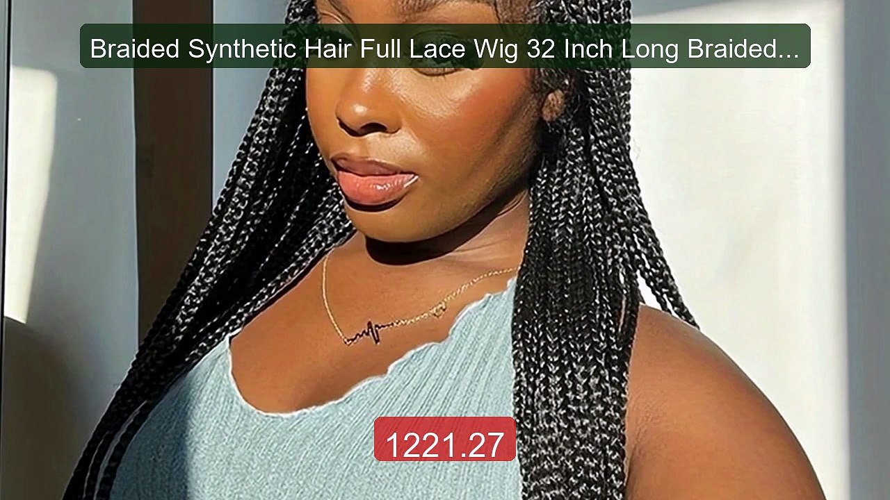 Braided Synthetic Hair Full Lace Wig 32 Inch Long Braided Wigs for ... -- Top Rated 2026 | Buy Now!