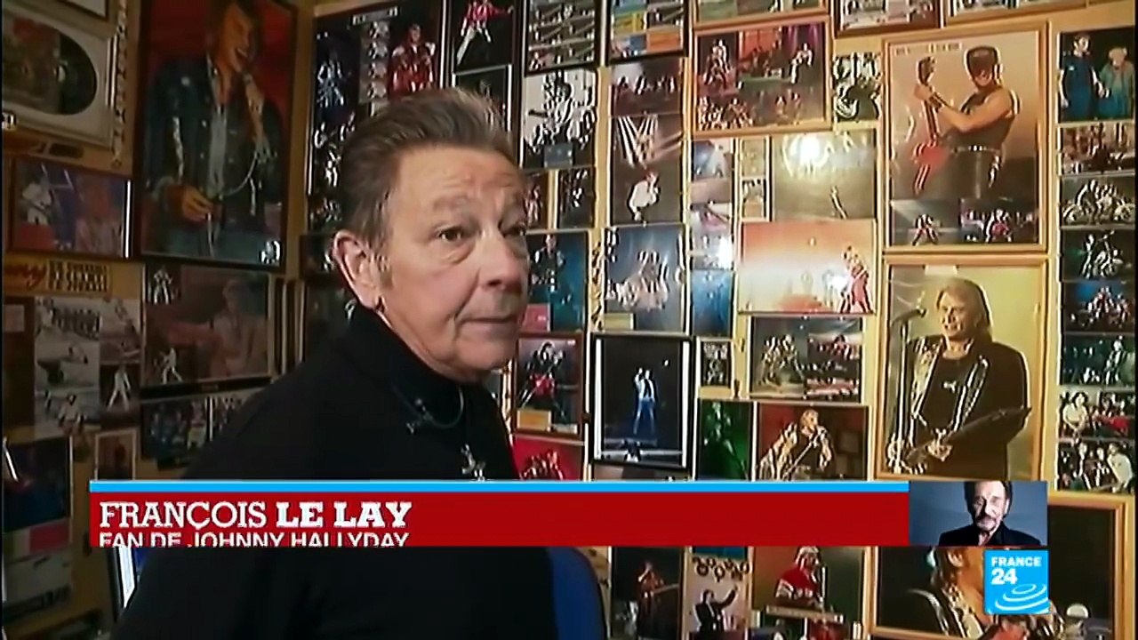 2017 - Johnny Hallyday : rencontre avec un fan inconditionnel de l’« idole des jeunes » sur France 24 (6 Décembre)