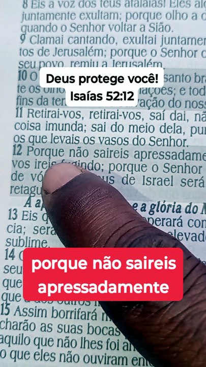 ⚡ Propriedade de Deus!❤️ Isaías 52:12 Whats: ImperadorSalomao
