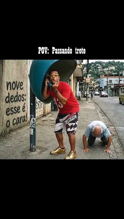 CAIU NO PRÓPRIO TROTE. (DÁ ZERO PRA ELE!)😂🤣