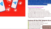 sites to buy telegram accounts (new & old ) - bulb