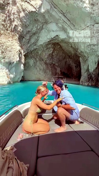 The expecting couple has a heartwarming proposal during their babymoon getaway