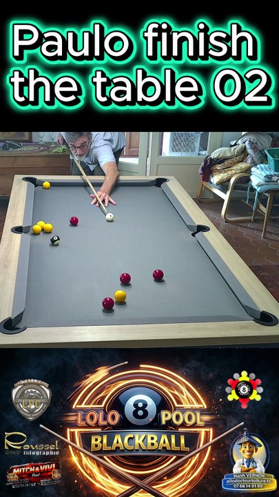 Paulo finish the table 02 #8pool #blackball #billard #ultimatepool #pourtoi #fyp #fluxshorts #reels