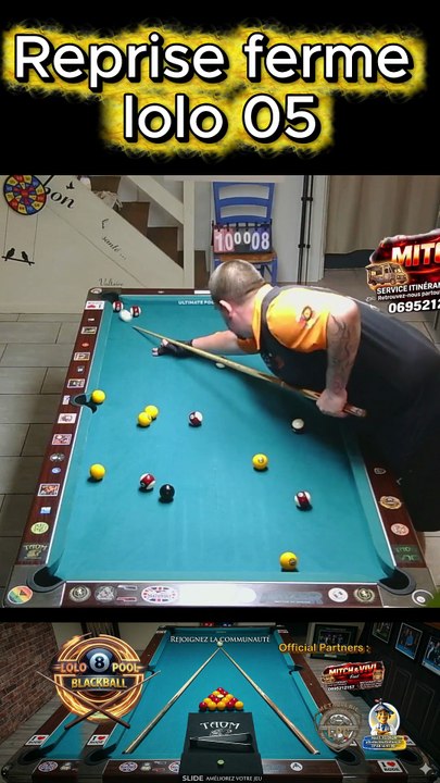 Reprise ferme lolo 05 #8pool #blackball #billard #ultimatepool #pourtoi #fyp #fluxshorts #reels