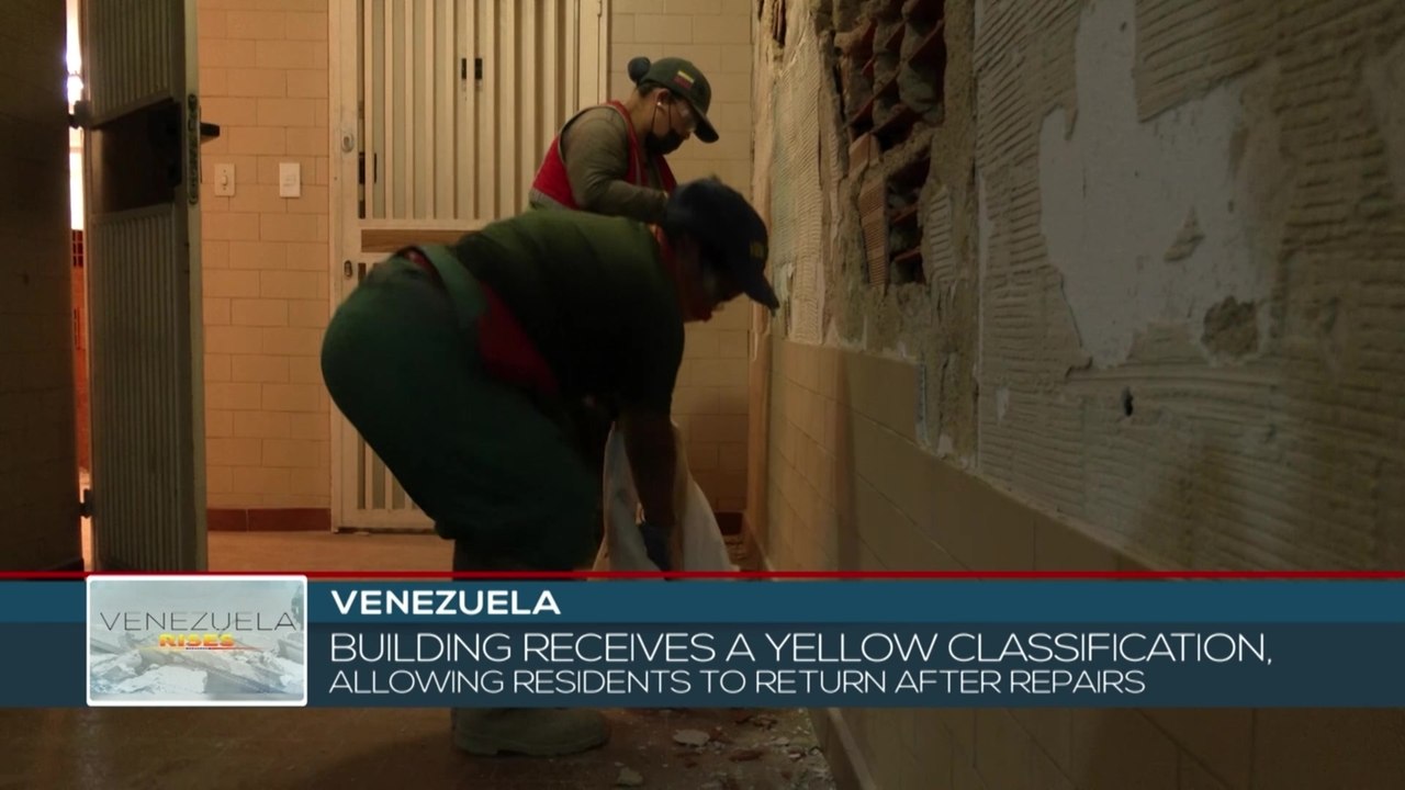 Venezuela | Yellow-classified buildings are safe to live after repair work