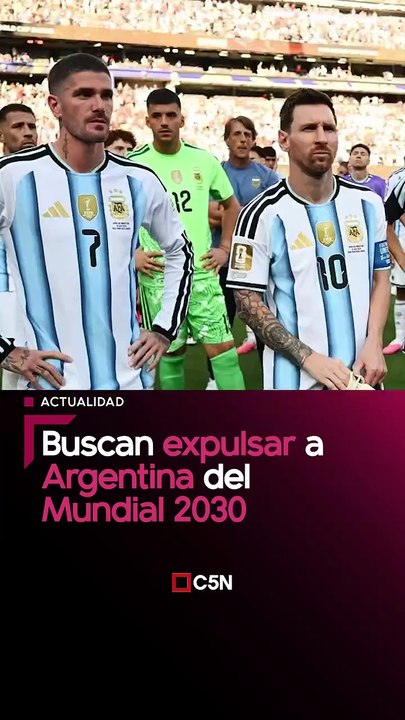 Juntan firmas para sacar a Argentina del próximo Mundial