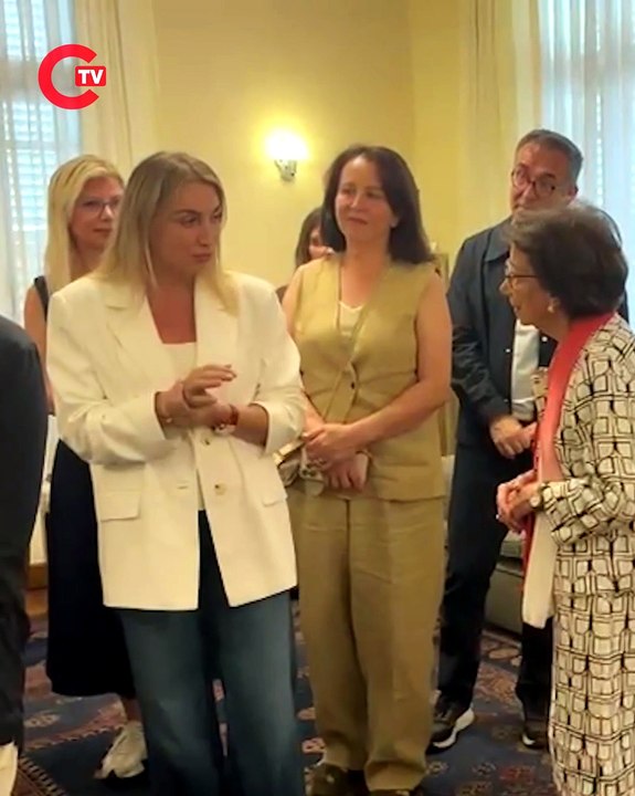 Dilek İmamoğlu İsmet İnönü’nün evinde