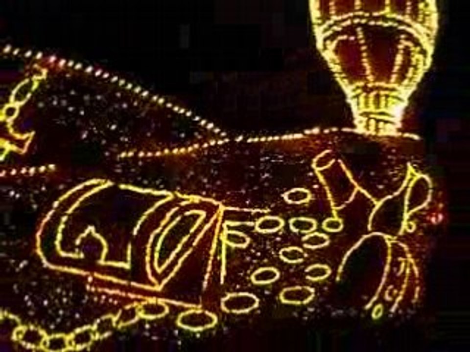 fantillusion quatrième partie parade lumières disneyland