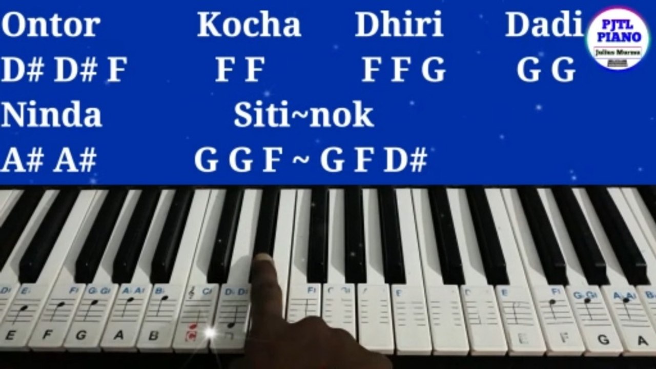Edel Beda Dhiri Dadi - Piano Tutorial | Easy Sa...
