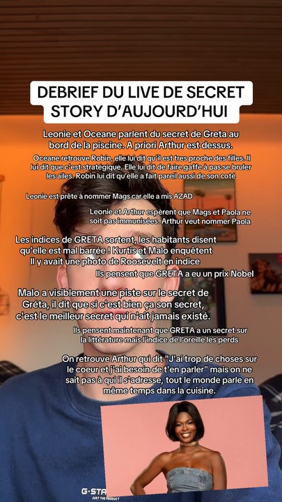 DEBRIEF DU LIVE DE SECRET STORY ! 👁️