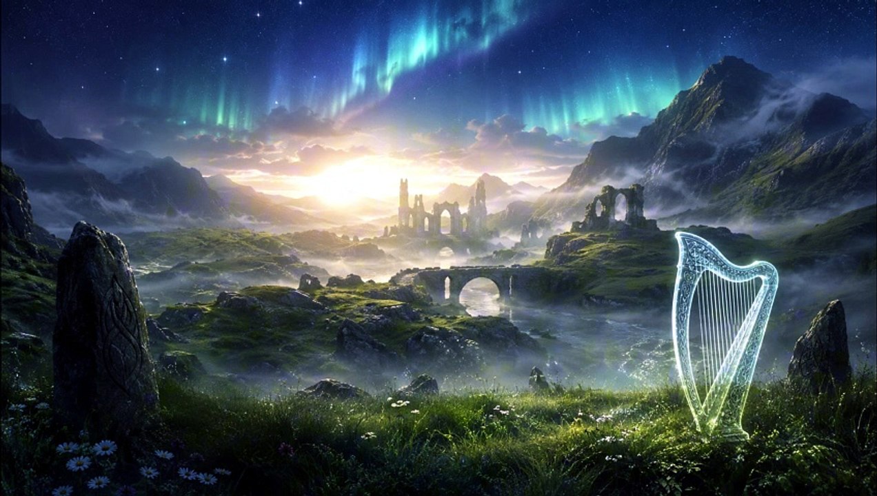 Restful Solitude for Quiet Souls 🌿 Seraphine Faye — Ethereal Celtic Harp & Vocal Harmonies