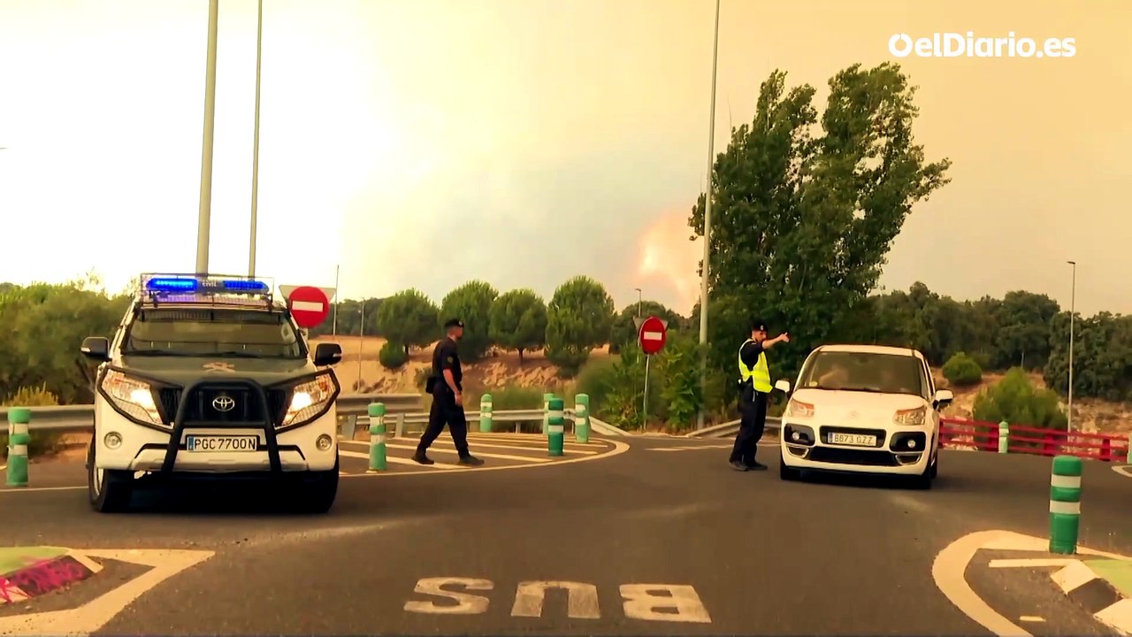 Los incendios en la Comunidad de Madrid obligan a evacuar Chapinería