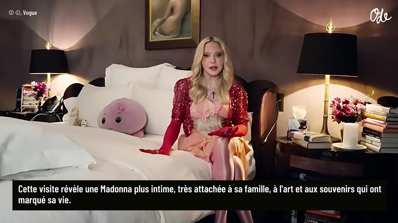 "Je l'ai acheté aux enchères" : Madonna ouvre les portes de sa maison de Londres décorée à son image et présente un vrai trésor