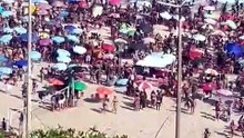 El arrastão, el robo en masa que generó pánico en las playas de Río de Janeiro