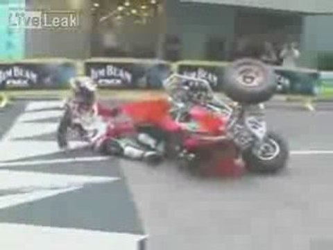 saut quad perd roue arriere