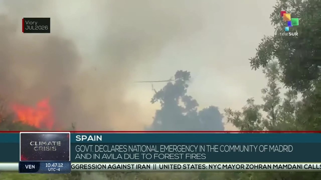 National emergency due to fires in Spain; France reports 32 active wildfires