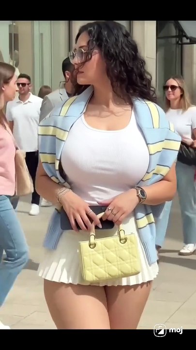 Hot girl walking