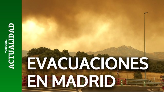 Los incendios de Madrid se unen en uno solo y fuerzan más evacuaciones en la peor catástrofe forestal de su historia