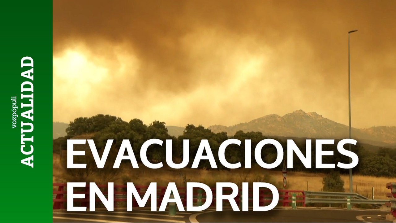 Los incendios de Madrid se unen en uno solo y fuerzan más evacuaciones en la "peor catástrofe forestal" de su historia