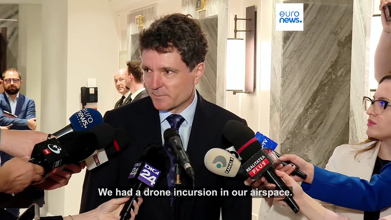 Romania says F-16 shot down drone over the country's airspace