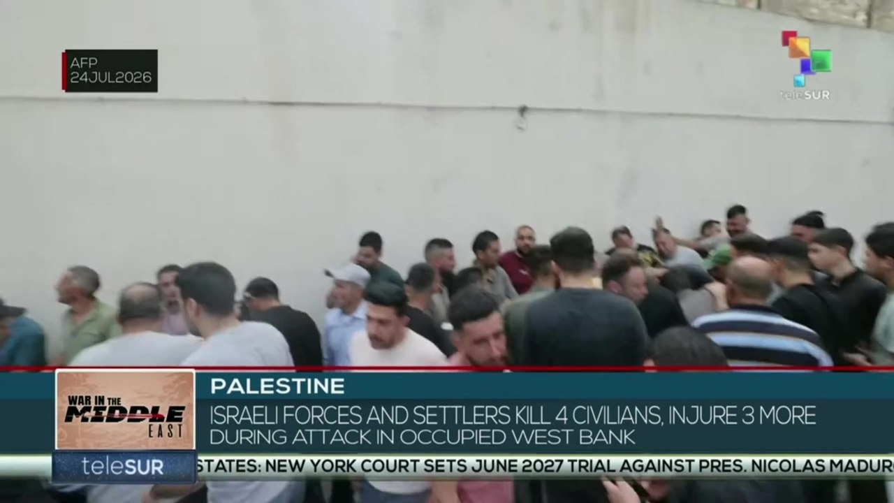 Israeli forces and settlers kill 4 civilians, injure 3 in occupied West Bank