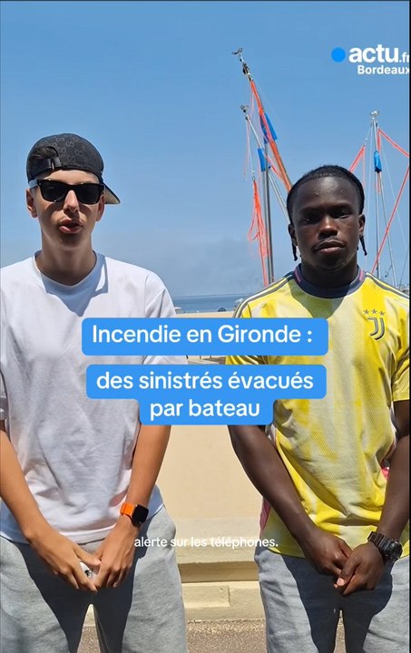 Incendie de Saumos, les sinistrés évacués par bateau : élan de solidarité