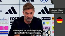 'One of the worst days of my life' - Klopp insists no bad blood with Nagelsmann