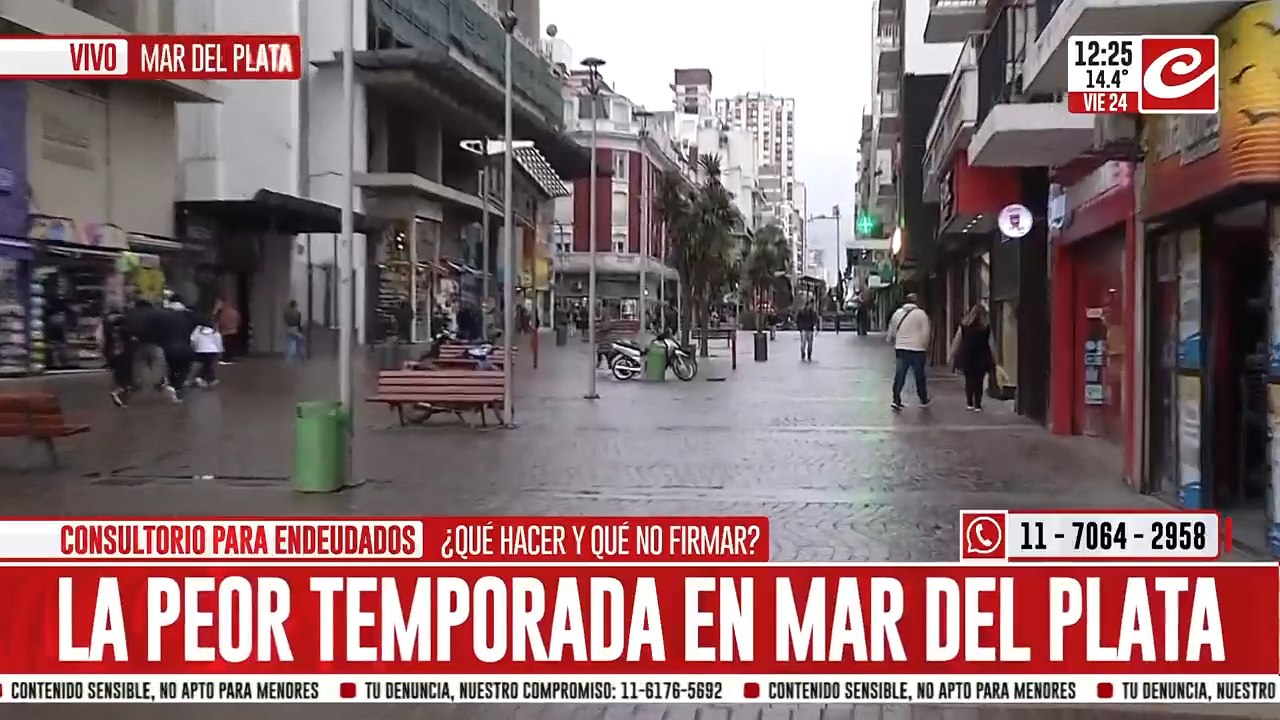 Mar del Plata transita la peor temporada de los últimos años