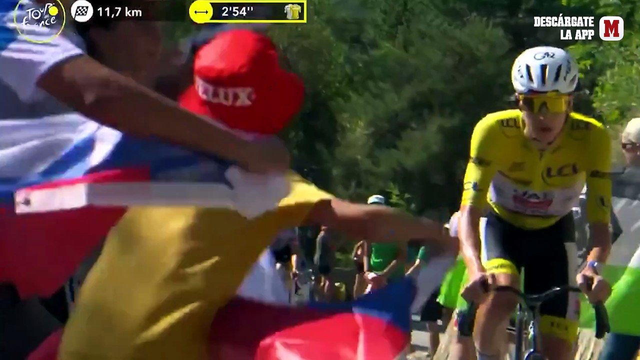 Pogacar pasa el antivirus en Alpe d’Huez y pulveriza el récord de Pantani 