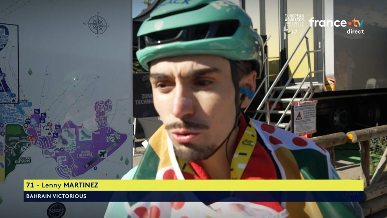 Etape 19 - Lenny Martinez : Tadej Pogačar était vraiment plus fort