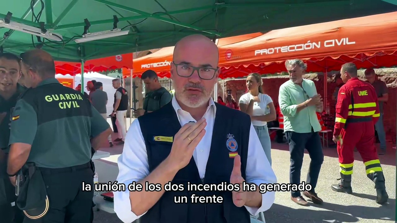 El delegado de Gobierno de Madrid informa de la evacuación de más poblaciones de la Sierra Oeste.
