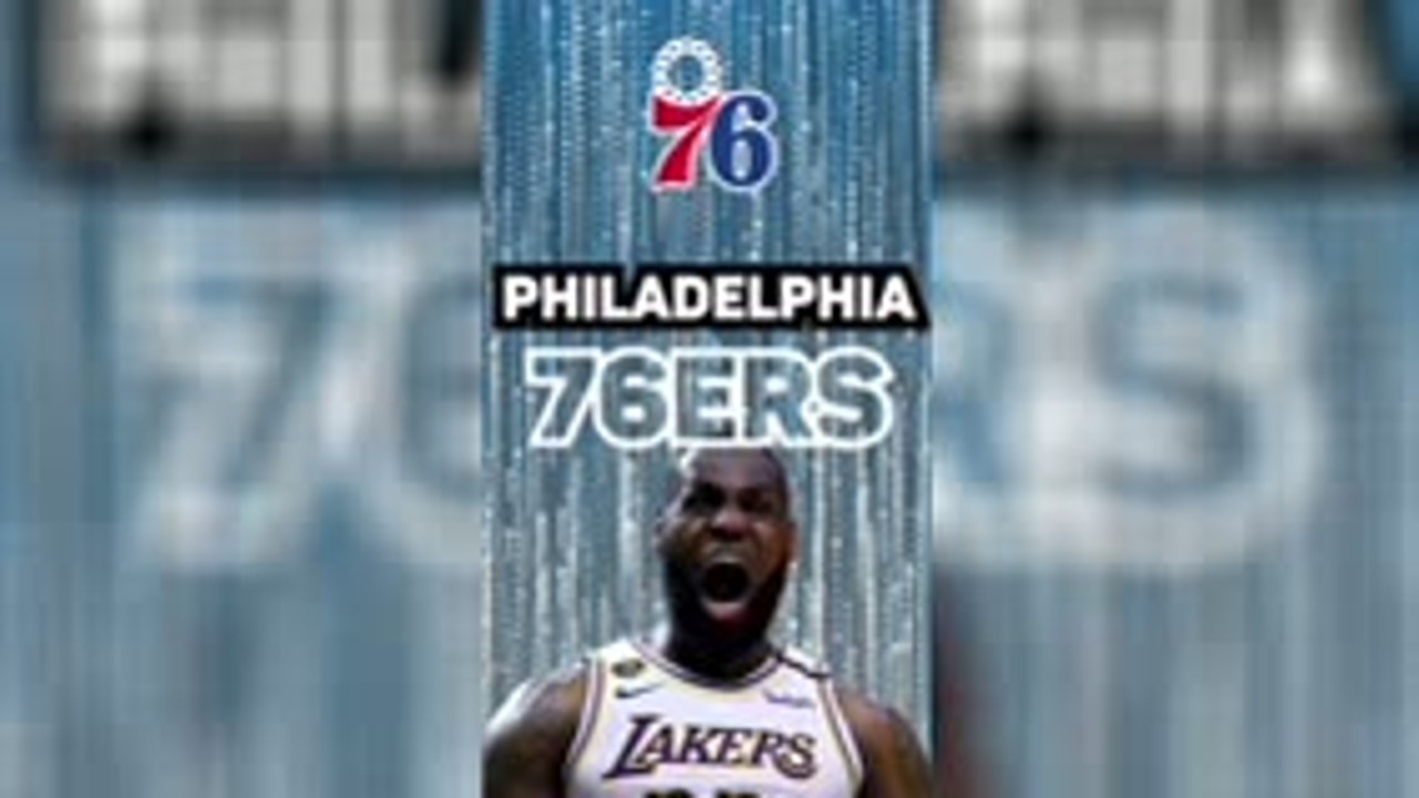 LeBron James signs for Philadelphia 76ers