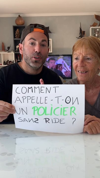 COMMENT APPELLE-T-ON UN POLICIER SANS RIDE ? 👮‍♂️