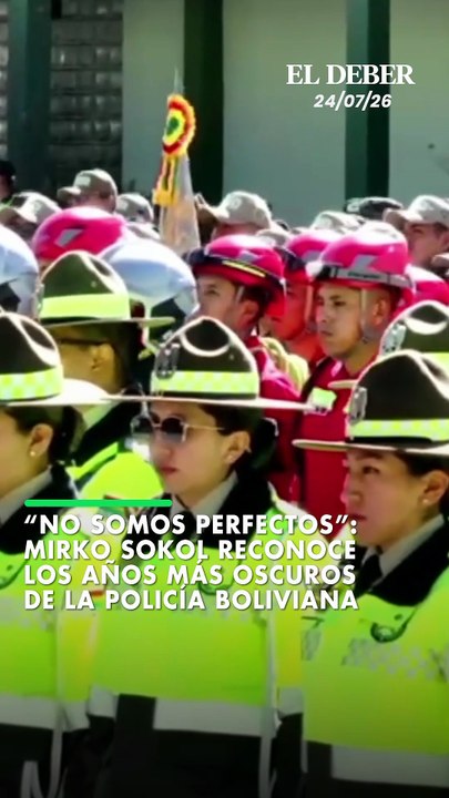 “No somos perfectos”: Mirko Sokol reconoce los años más oscuros de la Policía Boliviana