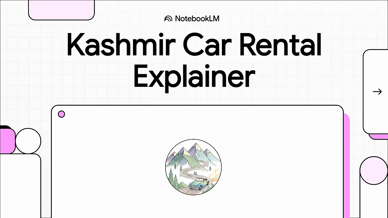 Complete Kashmir Cab Booking Guide: Kashmir Car Rental Tariff