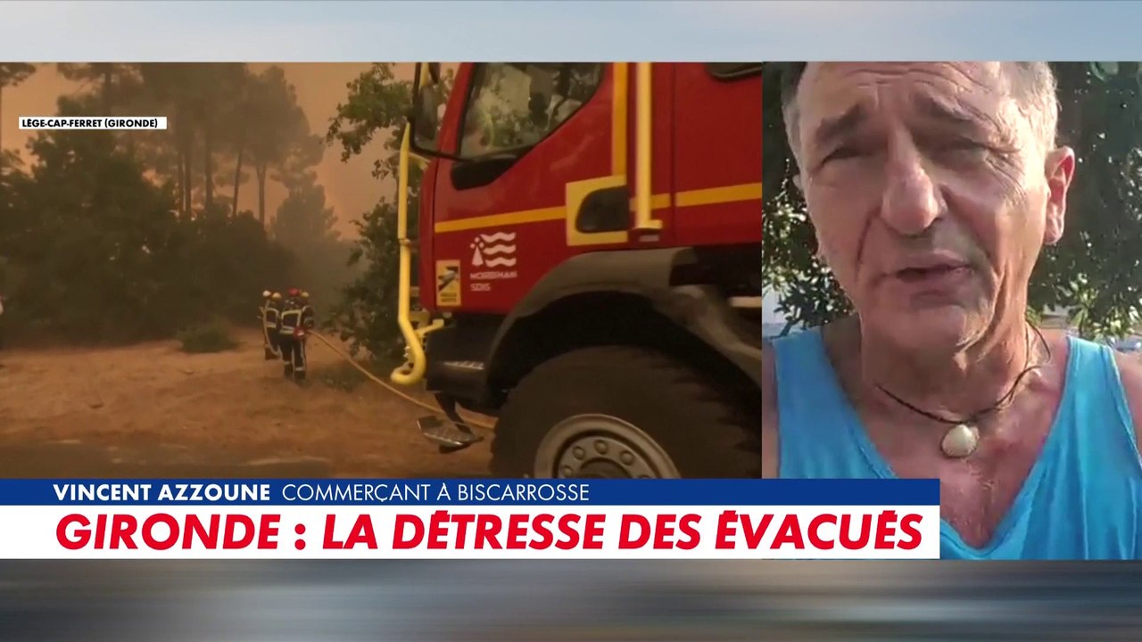 Vincent, commerçant à Biscarosse, fait part de sa détresse